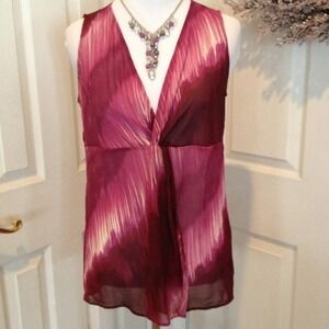 Burgundy Cross front top